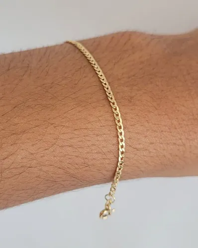 DESCONTO! Pulseira Infantil Ouro 18k