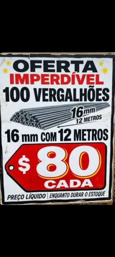 vergalhão 16 mm
