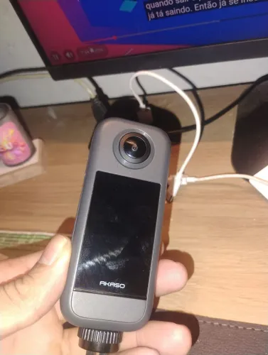 Câmera de ação akaso 360