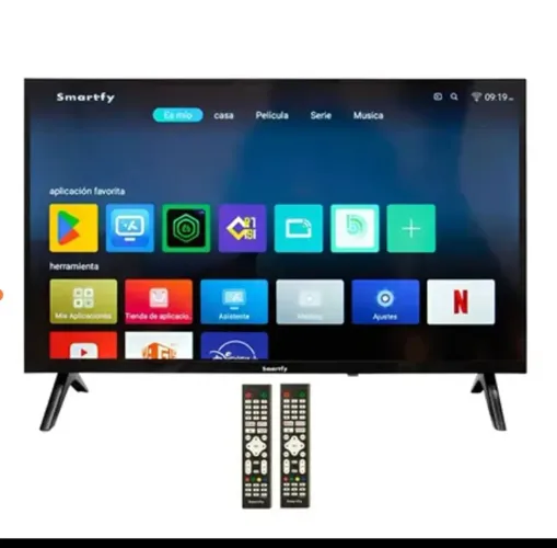 Smart TV Smartfy STV32 - HD - HDMI/USB - 2 Controles - Android 14 - 32''