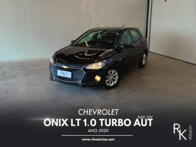 Chevrolet Onix LT 1.0 Turbo Automático - 2020 (Carro impecável)