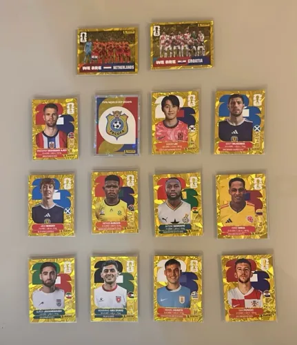 Figurinhas Gold Crumples