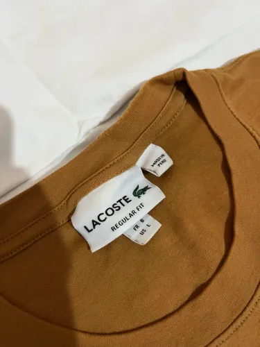 Camiseta Lacoste Caramelo Edição Especial 90 Anos - Original (Tamanho G / FR 6)
