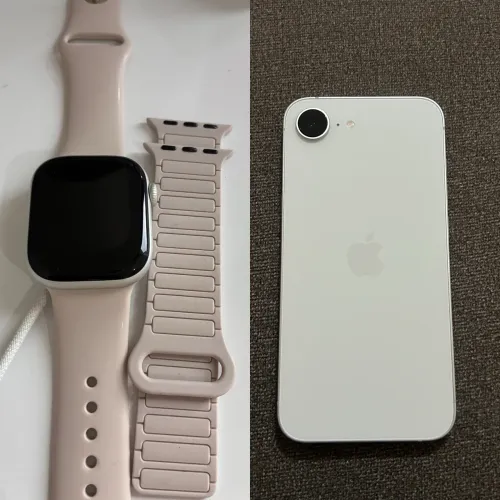 COMBO APPLE IMPERDÍVEL - iPhone 16e 256GB + Apple Watch Series 10