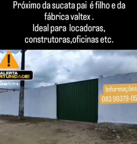 ALUGA- SE TERRENO COMERCIAL  NA BR 320 EM SANTA RITA PB PROXIMO A ENTRADA DE TIBIRI DOIS .