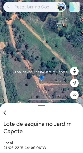 Lote no Capote vista para a serra financio 150 mil