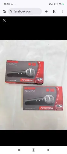 Par microfone sem fios mxt-M58 original semi-novos