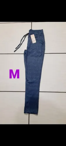 Calça feminina, azul, tamanho M