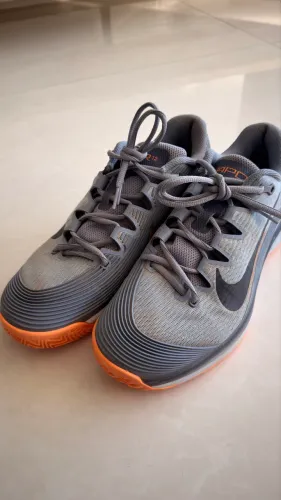 Tênis Nike Court Vapor Pro 12 Clay - Cinza e Laranja - Tam. 42