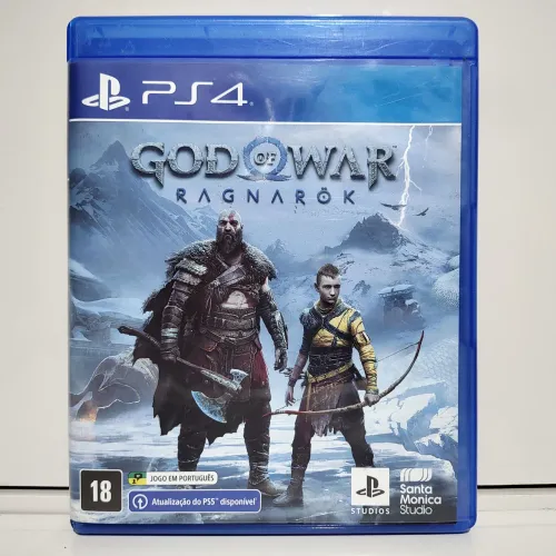 Jogo God of War Ragnarok PS4 Original Seminovo Mídia Física Playstation 4