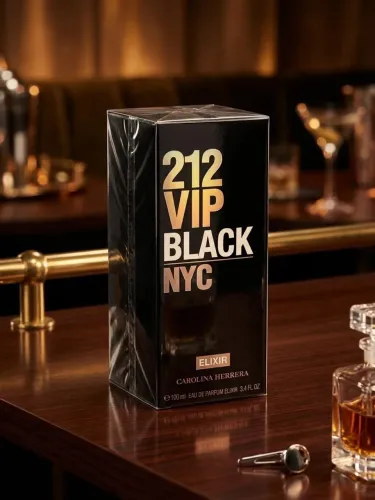 Perfume 212 VIP Black elixir original