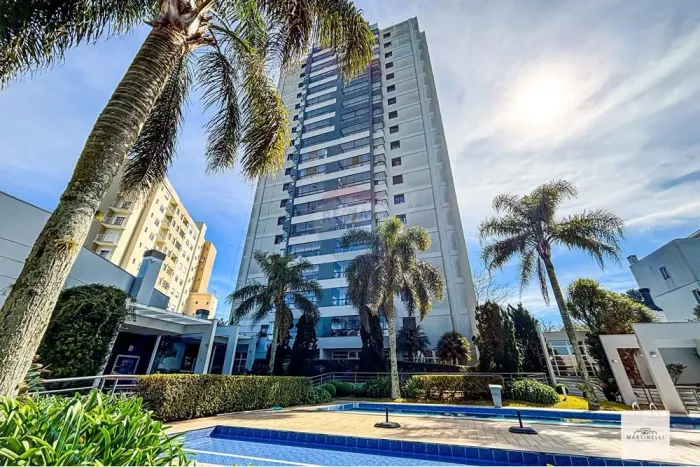 Apartamento Clube semi-mobiliado em Lourdes com 04 dormitórios - Vista para a piscina - fr