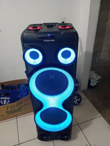 Caixa de som Polyvox 2500W
