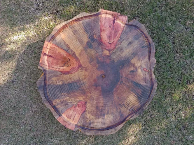 Taboa de carne rústica de pinheiro 