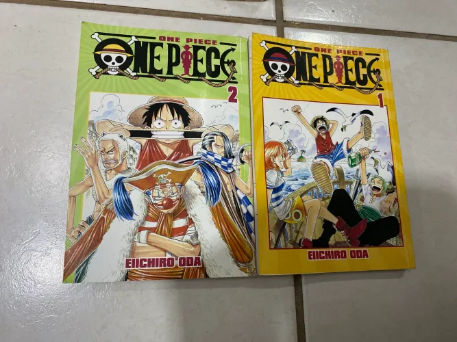 Mangás One Piece volumes 1 e 2