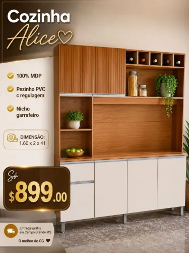 Armário novo na promoção