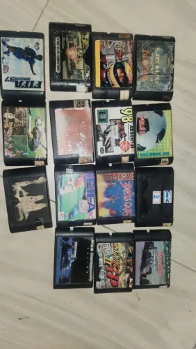 Lote fitas do mega drive