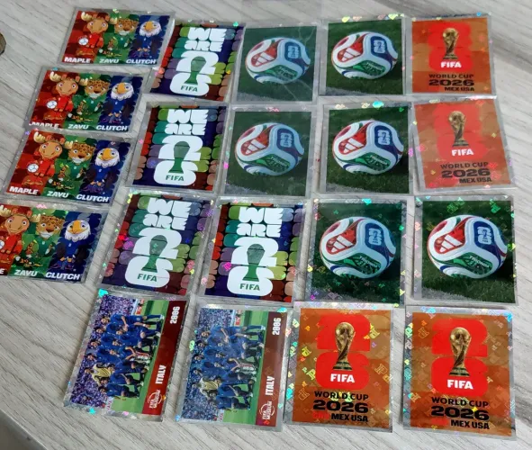 20 Figurinhas Raras do Álbum Copa do Mundo 2026