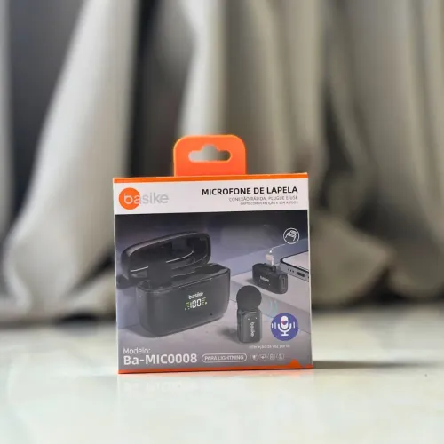 Microfone de Lapela Basike 