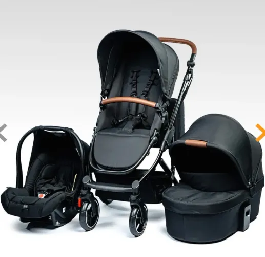 Carrinho COMO 4 com bebê conforto e moisés - ABC Design
