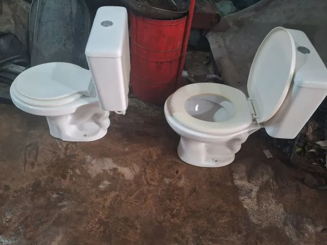 Vaso sanitário com caixa de descarga acoplada