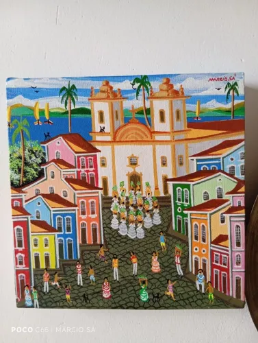 Márcio Sá artista naif da Bahia salvador Pelourinho