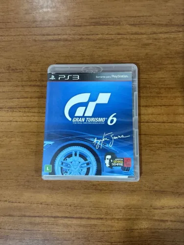 ? Gran Turismo 6 PS3 Mídia Física Original - GT6 Senna Sempre - Caixa e Disco Perfeitos