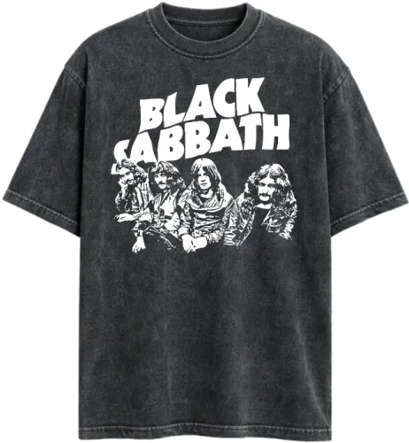 Camisa Black Sabbath - Classic Band Oversized
