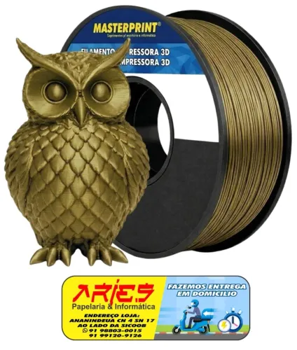 FILAMENTO IMPRESSORA 3D PETG BRONZE 1,75 MM 1 KG MASTERPRINT
