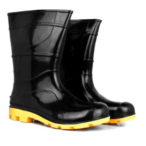 Bota PVC 42 resistente chuva motoqueiro