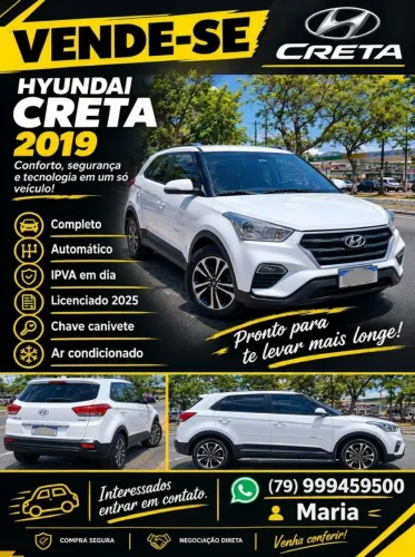 Hyundai Creta Attitude 1.6 16V Flex Aut. 2019