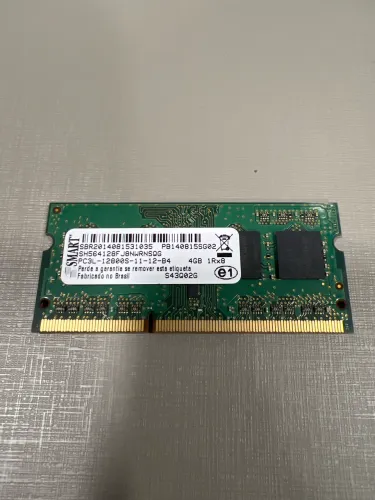 Memória RAM Notebook 4GB DDR3L 1600MHz PC3L-12800S Smart
