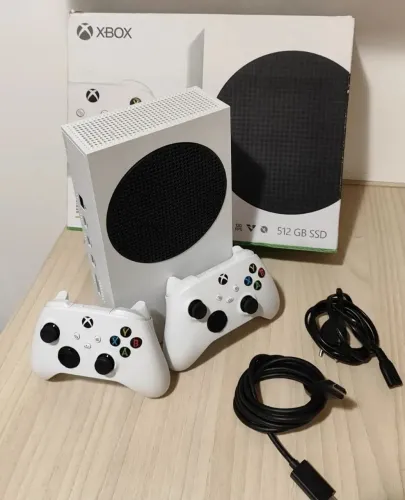 XBOX SÉRIES S SEMINOVO,2 CONTROLES, GARANTIA 1 ANO, LOJA 