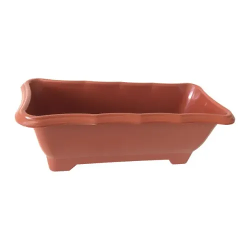 vaso de plantas jardineira terra cota 25300 arqplast 37,5x17,5x14cm