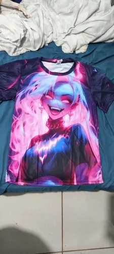 Camisetaho M NOVA estampa impressão 3D poliéster