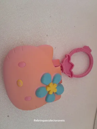 Miniatura colecionável Hello Kitty chaveiro porta treco anos 2000