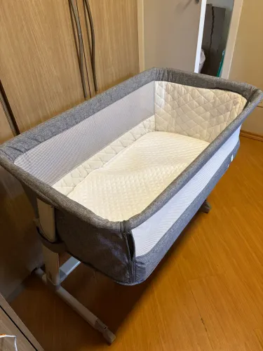 Berço Portátil Co-Leito Lettino Cinza Dzieco
