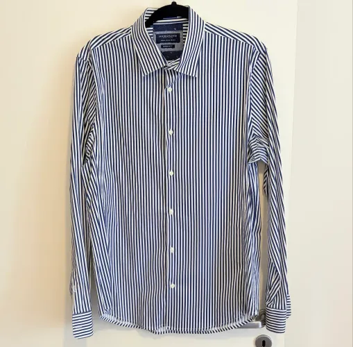 Camisa listrada denin flower g