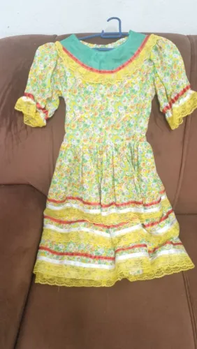 Vestido Infantil Festas Junina