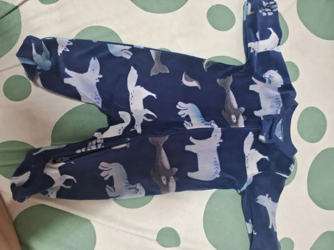 Macacão Carter's duplo zíper novo
