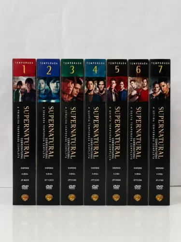 Box DVD Supernatural Completo Original 1ª à 7ª Temporada