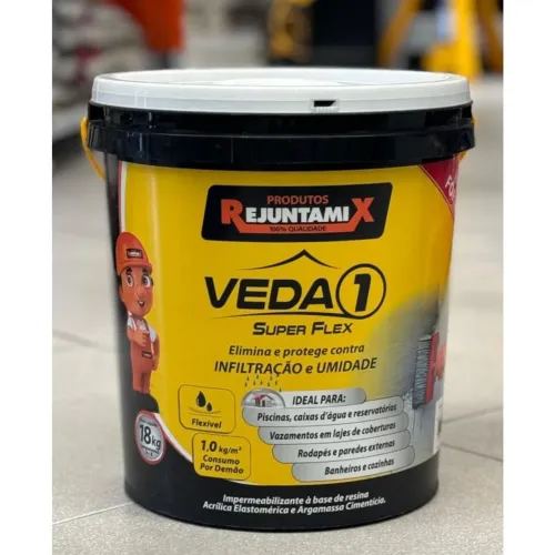 Veda 1 Impermeabilizante 18kg Rejuntamix 