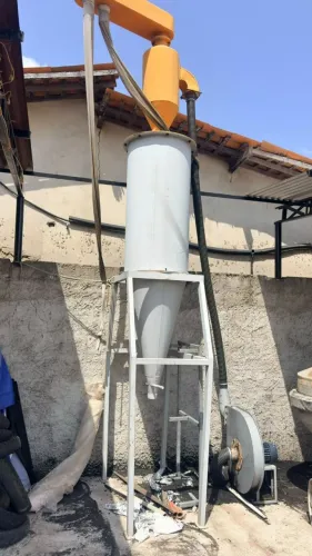 Máquina de silo + Exaustor com motor completo