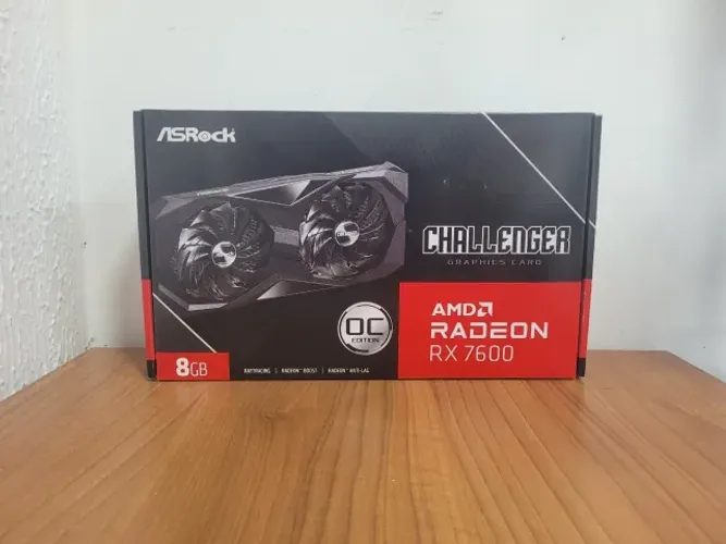 PLACA DE VÍDEO ASROCK AMD RADEON RX 7600 8GB CHALLENGER, GDDR6