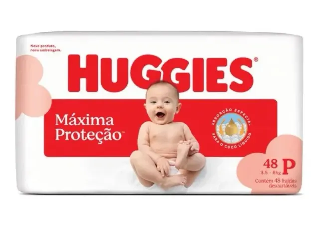 2 Fraldas Huggies P 