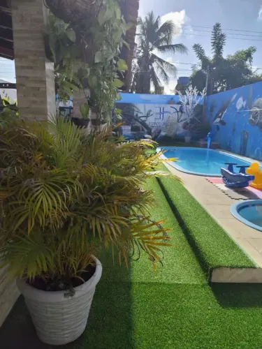 Casa de temporada com piscina