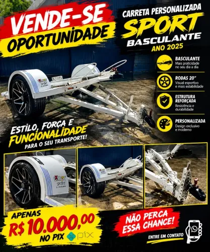 Carretinha quadriciclo