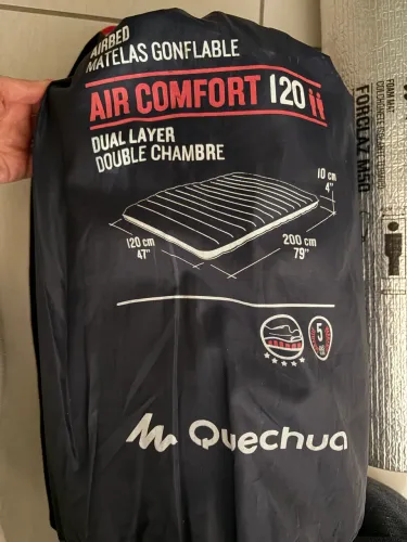 Colchão inflável quechua casal 