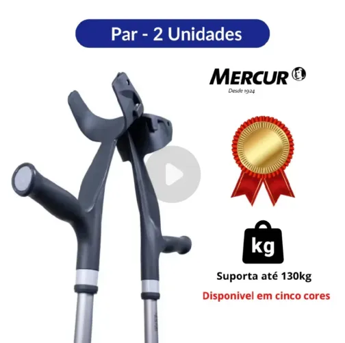 Par de muletas Mercur