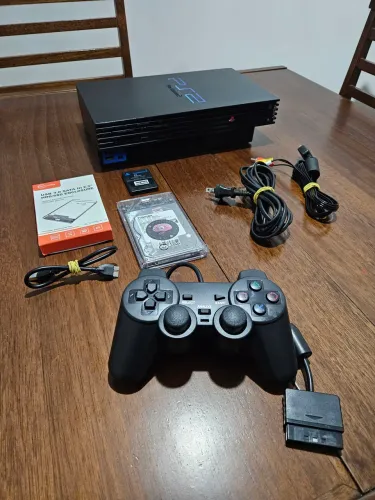 Playstation 2 FAT - Modelo 15000 - Retrocompatível com PS1